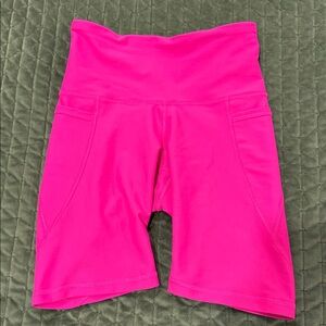 Women's Pink High-Waisted Shorts Old Navy